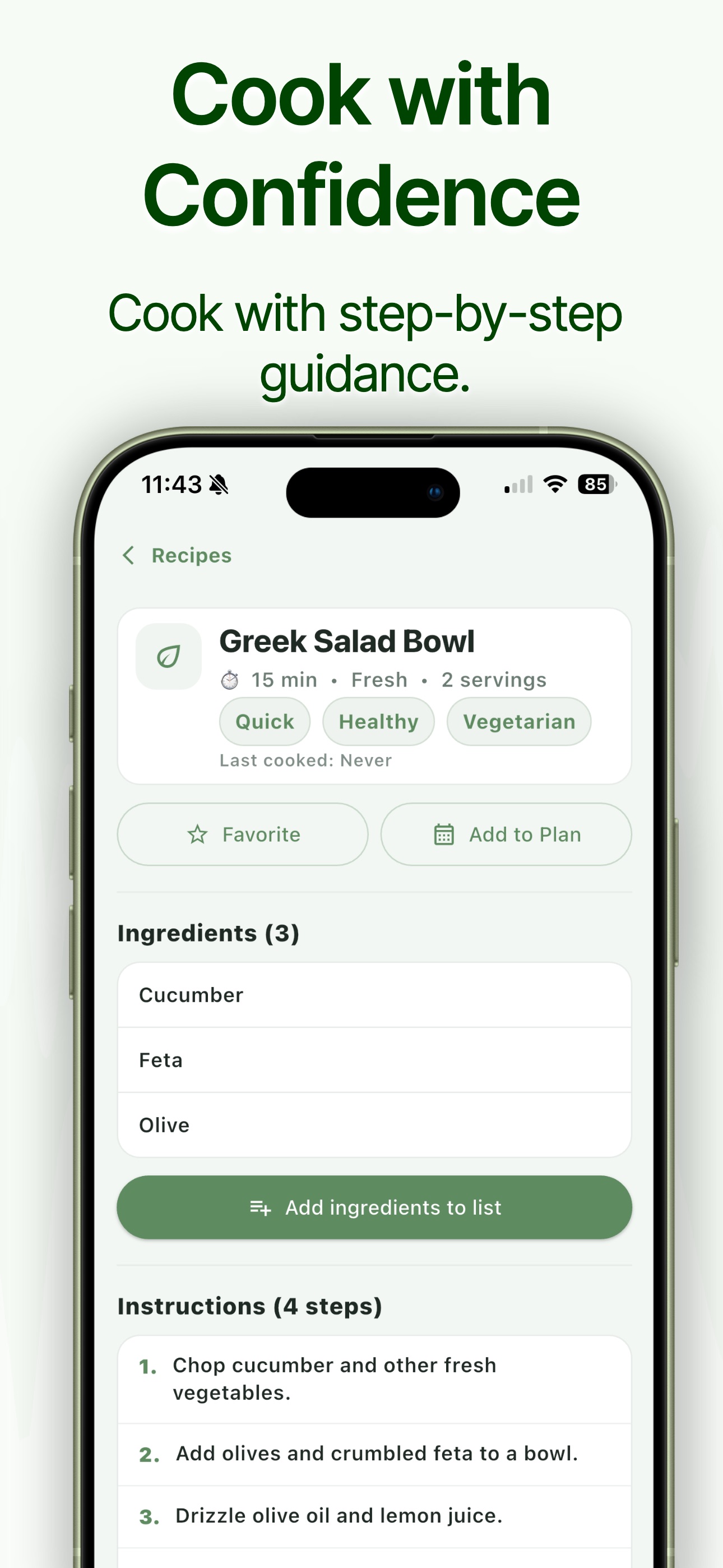 Screenshot 2 of FoodLoop Planner