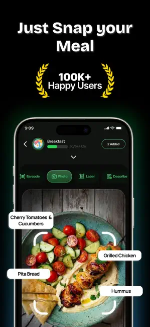 Calorie Counter: Zorest AI iPhone screenshot 2