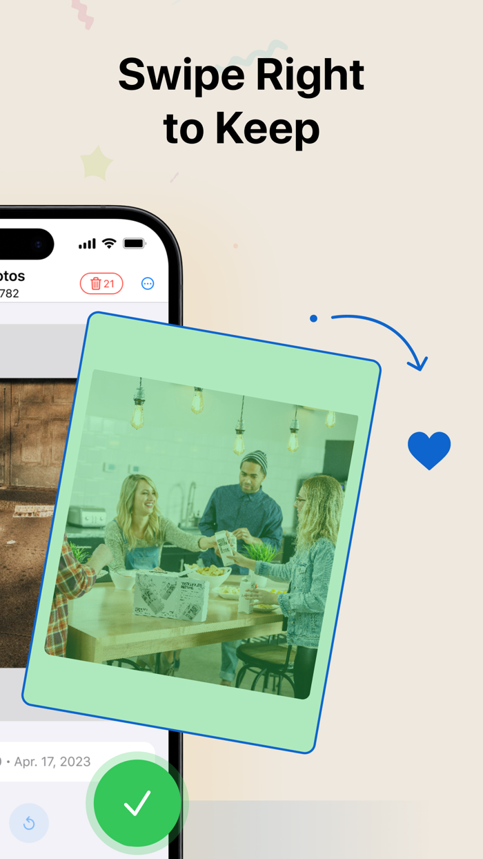 Photo clean  storage - Swipe