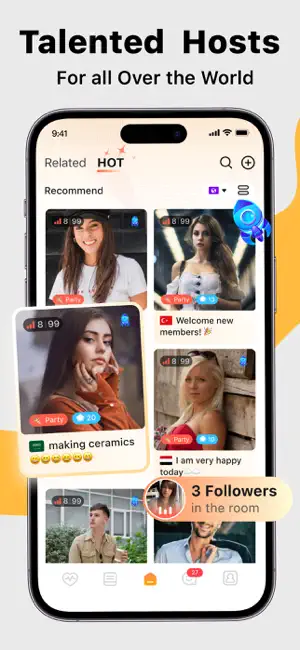Saada - Chat & Party Live screenshot 2