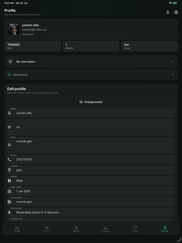 Gym Rate|Fitness iPad screenshot