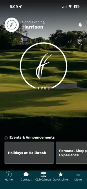 Hallbrook CC screenshot 1