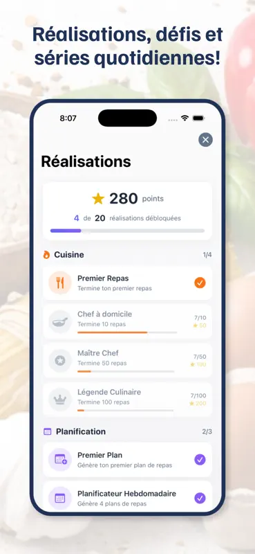 Cora - Menu Semaine IA screenshot 7 of 8
