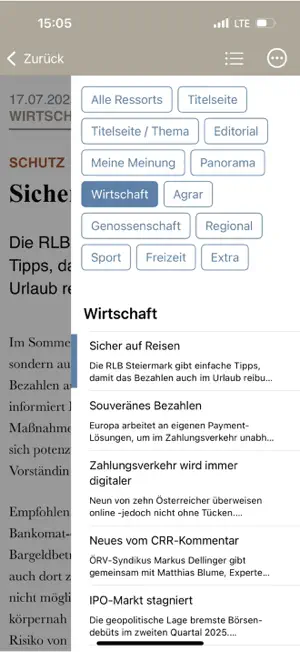 Raiffeisenzeitung screenshot 4