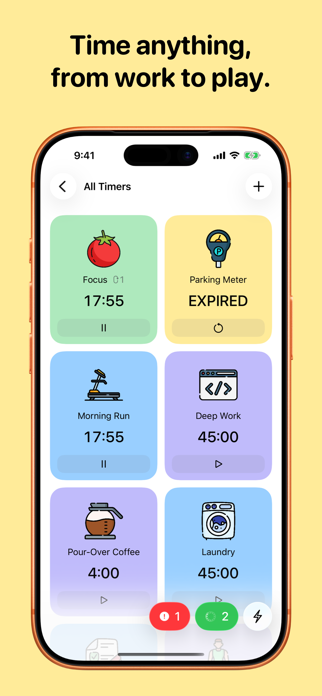 PowerTimer - Multi-step timers Screenshot 1 of 6