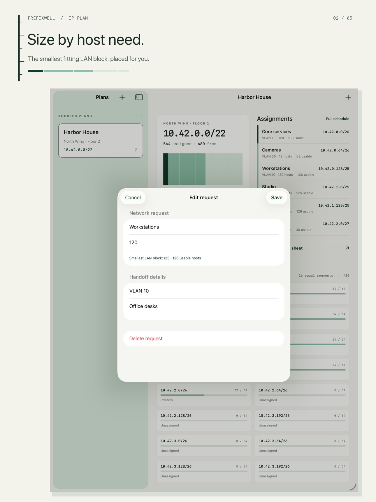 Screenshot 7 of Prefixwell IP Plan