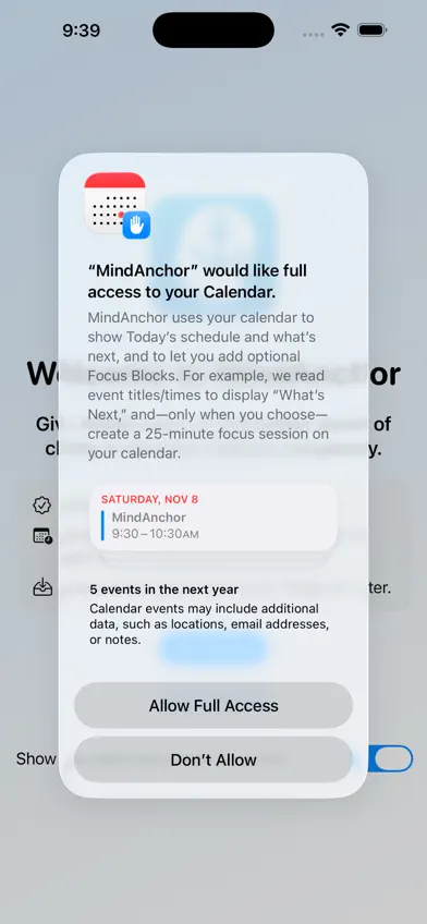 MindAnchor - ADHD Planner screenshot 2