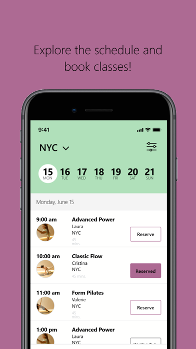 Rise Room NYC iPhone screenshot