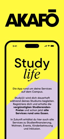 Studylife App iPhone screenshot 1