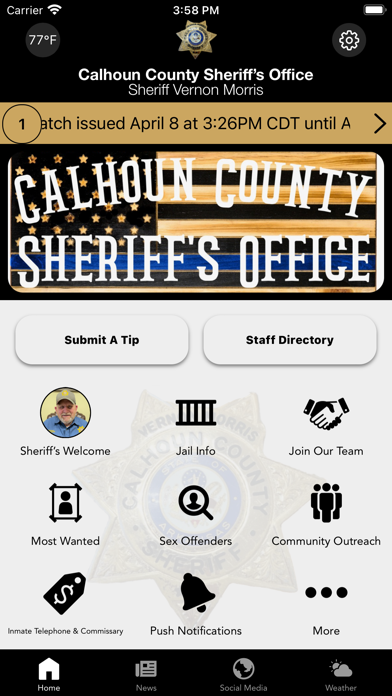 Calhoun County Sheriff AR Screenshot