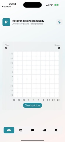 PictoPond: Nonogram Daily screenshot 1