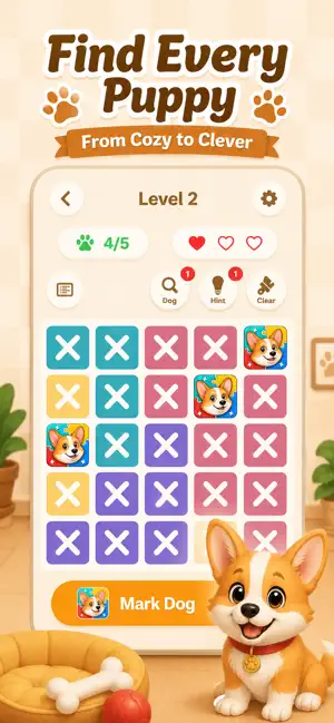 Pupdoku: Dog Sudoku Game screenshot 1