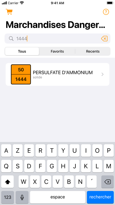 Screenshot #3 pour Marchandises Dangereuses ADR