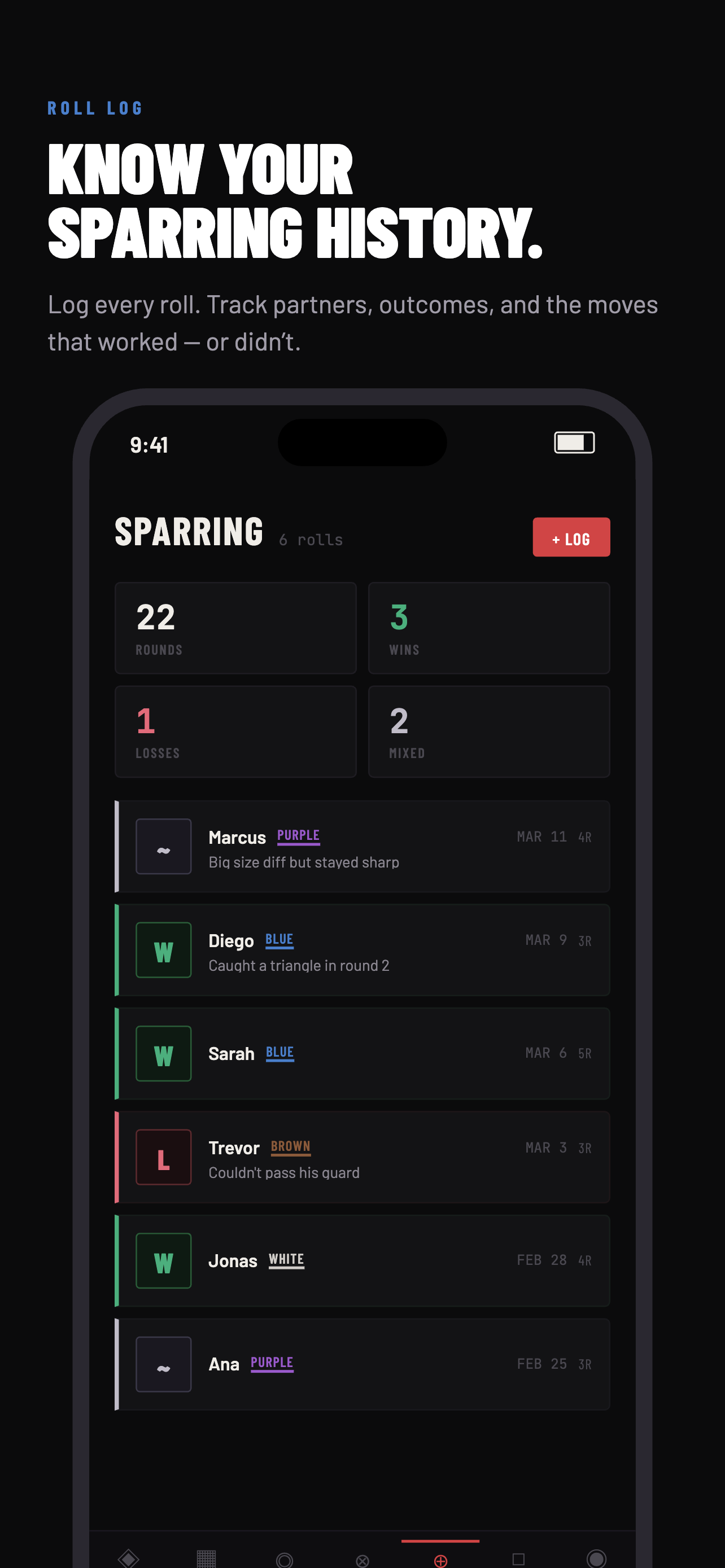 BJJ Logger screenshot 5