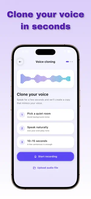 Clonic: Voice Clone & AI Cover screenshot 2