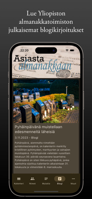 Almanakka Screenshot