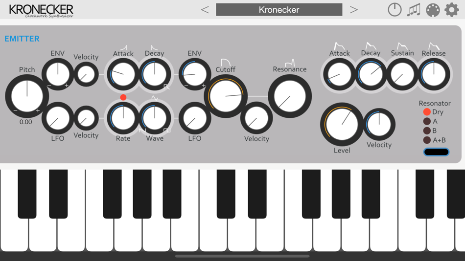 #4. Kronecker - AUv3 Plug-in Synth (iOS) 由: iceWorks, Inc.