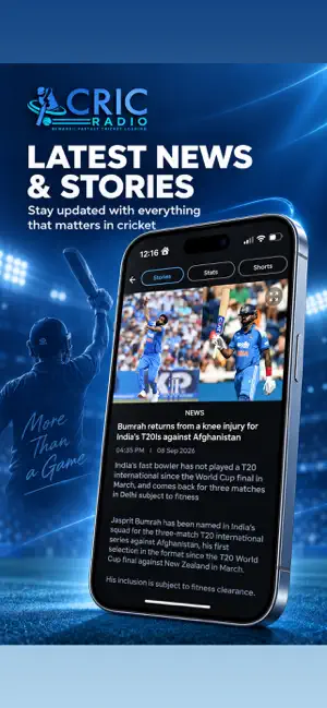 CricRadio - Live Cricket Score screenshot 4