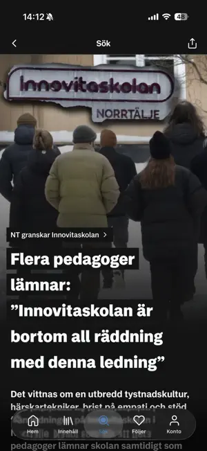 Norrtelje Tidning screenshot 2