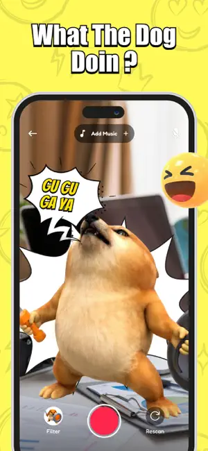 AR Filter: What The Dog Doin screenshot 1