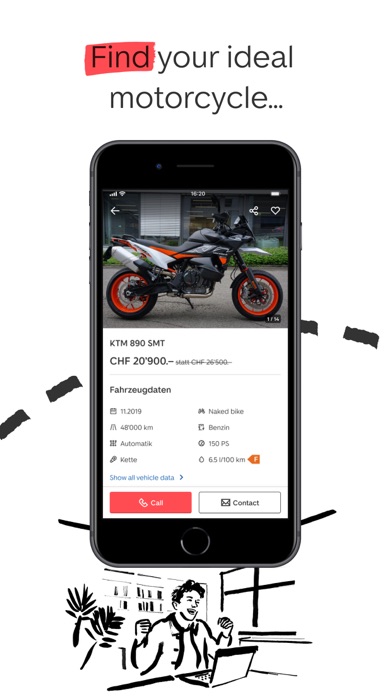 MotoScout24 Schweiz Screenshot
