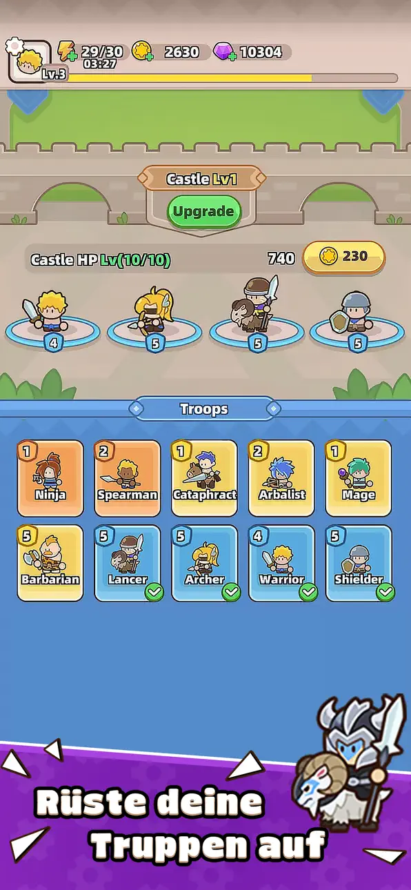 Gear Defenders Hack screenshot 3 - iOS game interface