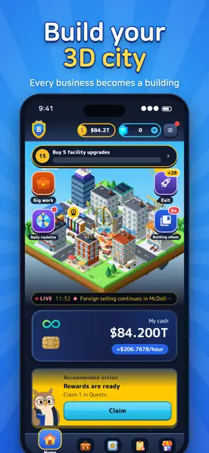 Moolah: Idle Business Tycoon screenshot 1