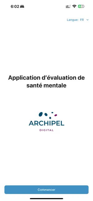 Evaluation psychométrique screenshot 1