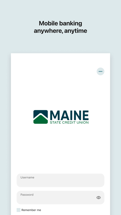 Maine State Credit Union Screenshot