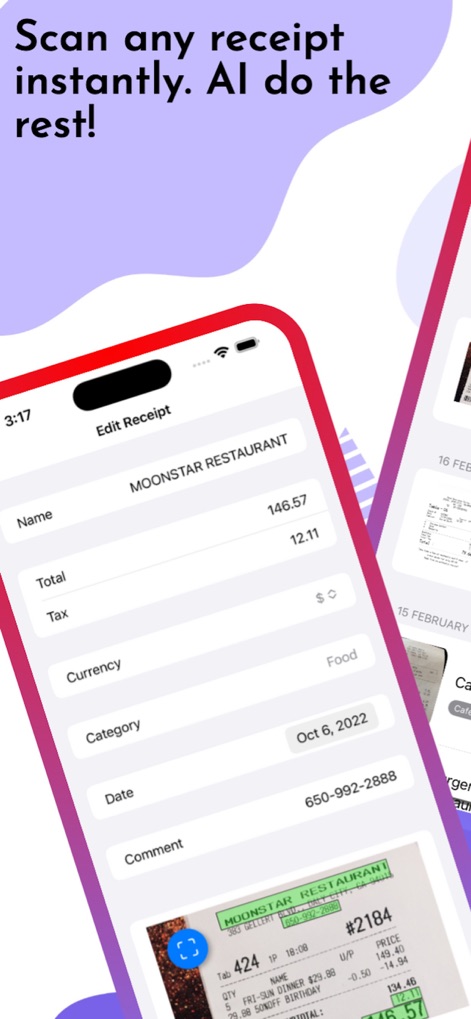 AI Receipt Scanner: Smart Scan - Finance App | MWM