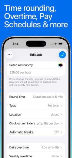 Hours Tracker Time Tracking screenshot 6