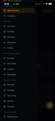 Barber Book HQ screenshot