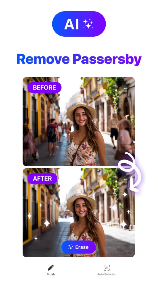 #2. EasyEraser — AI Remove Objects (iOS) Podle: LIKERY PTE. LTD.
