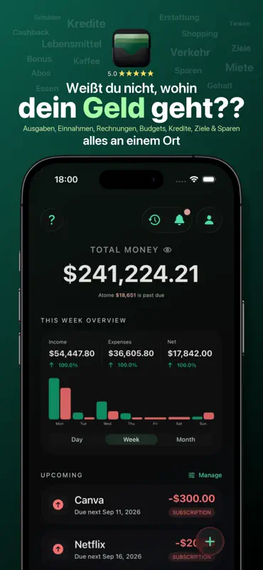 Cashtra - Haushaltsbuch screenshot 1 of 10
