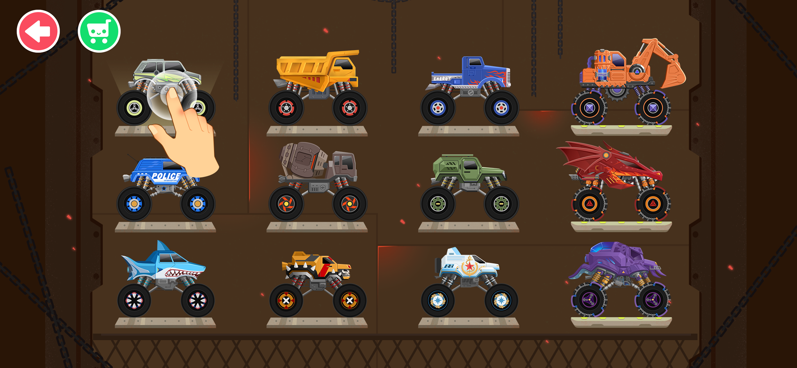 Monster Truck Games for kids screenshot 11