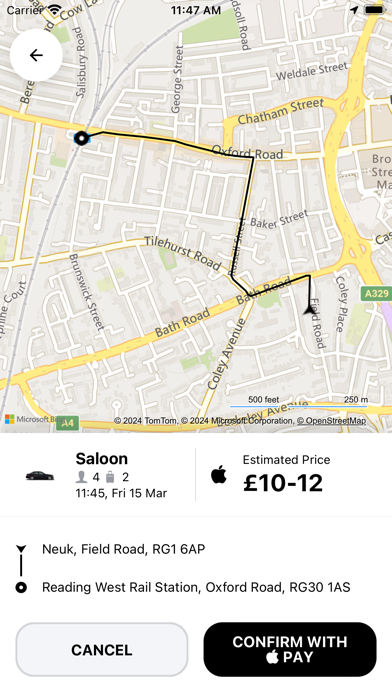 Top Cars Taxis Of Reading Screenshot
