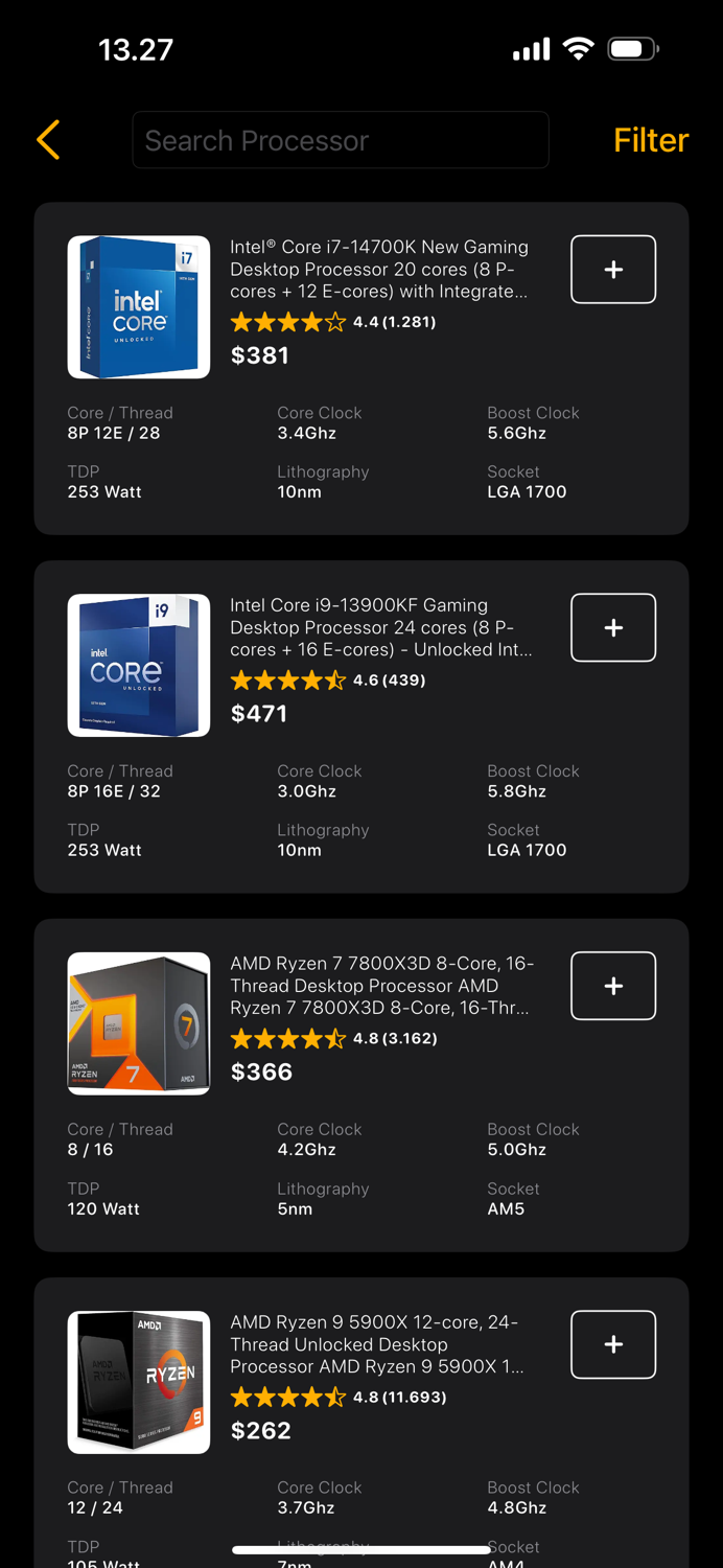 PC Builder Part picker