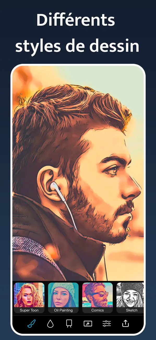 Screenshot #3 pour Instant Toon: Filtres & Effets