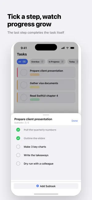 TaskSteps: To Do List Planner screenshot 2
