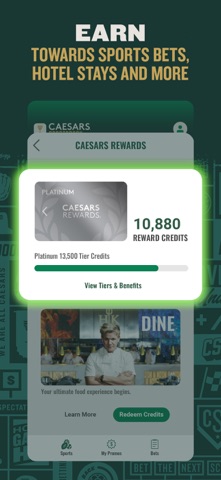 Caesars Sportsbook Mississippi screenshot