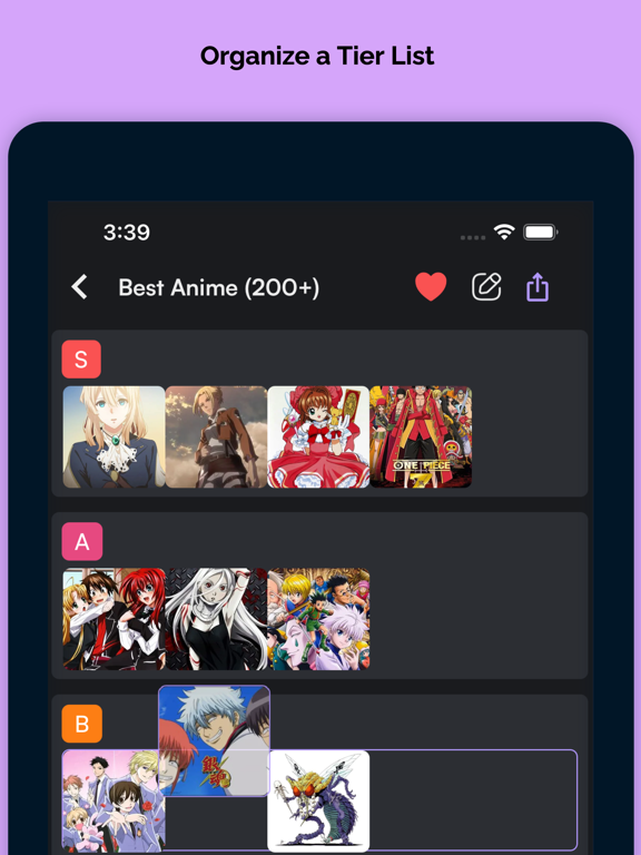 Tier List Maker - Lomo