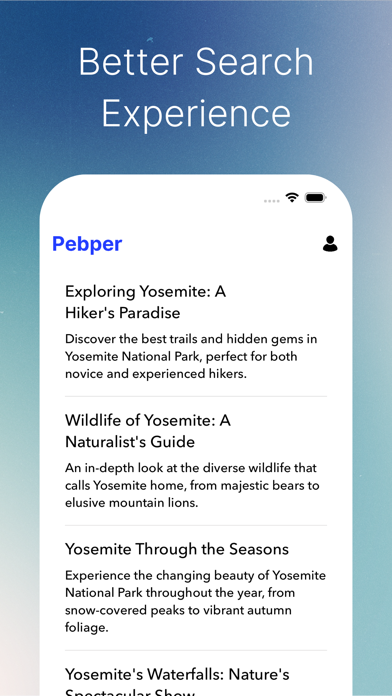 AI Search by Pebper Screenshot