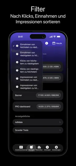 Screenshot von AdMate auf dem iPhone 4
