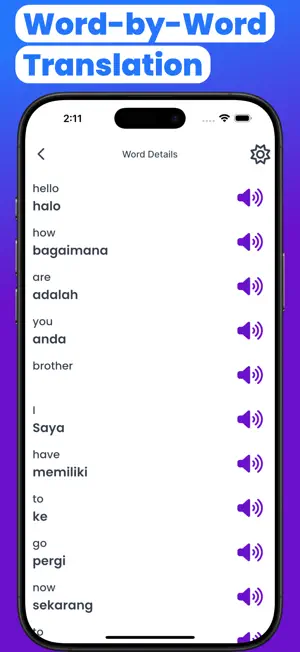 Malay-English Translator Words screenshot 2