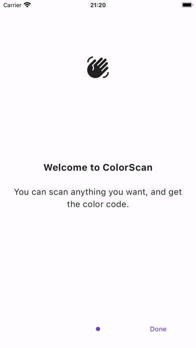 ColorScan: Scan & Identify Screenshot 1 - AppWisp.com