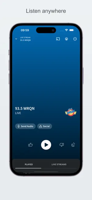 93.5 WRQN screenshot 2