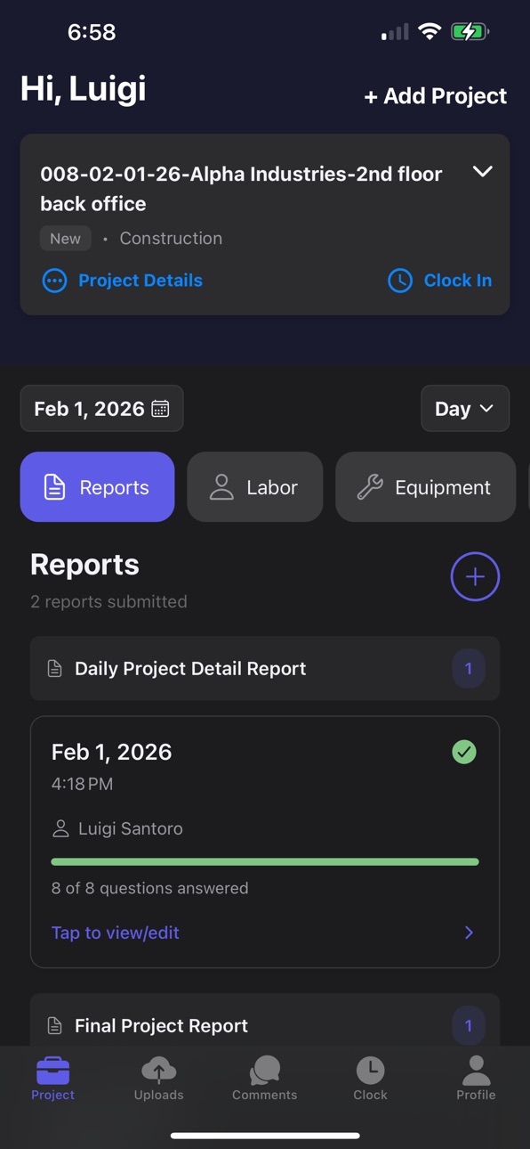 iPhone screenshot