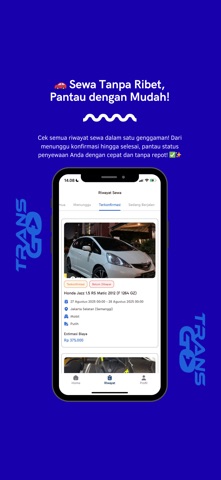 Transgo - Rental Mobil & Motor screenshot
