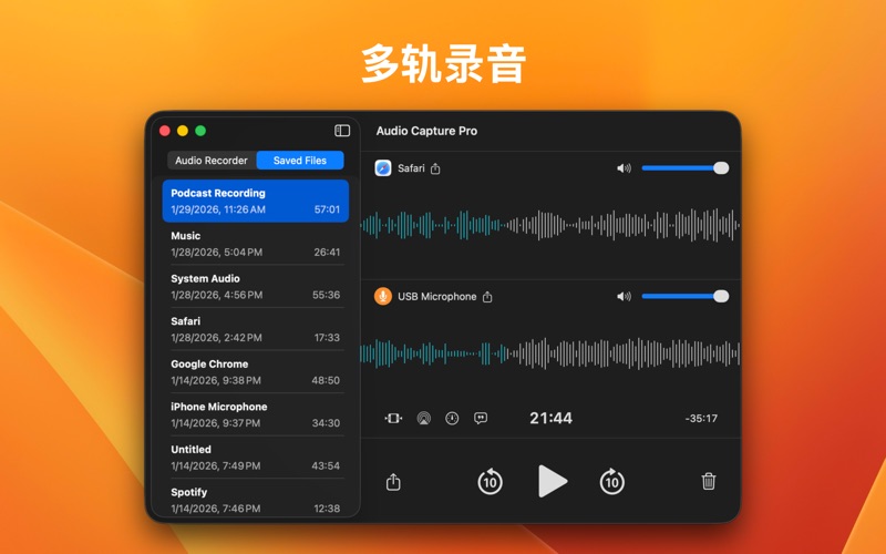 Audio Capture Pro - 音频采集 screenshot