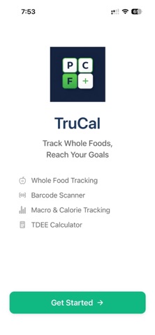 TruCal – Calorie Tracker Screenshot 1 of 7